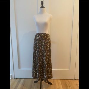 Midi Skirt in fun bear forest print